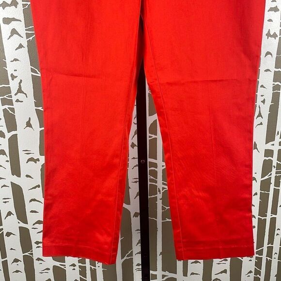 7th Avenue Slim Ankle Pant Bright Red NEW 8 - Picture 4 of 8